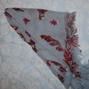 Floral Patterned Scarf